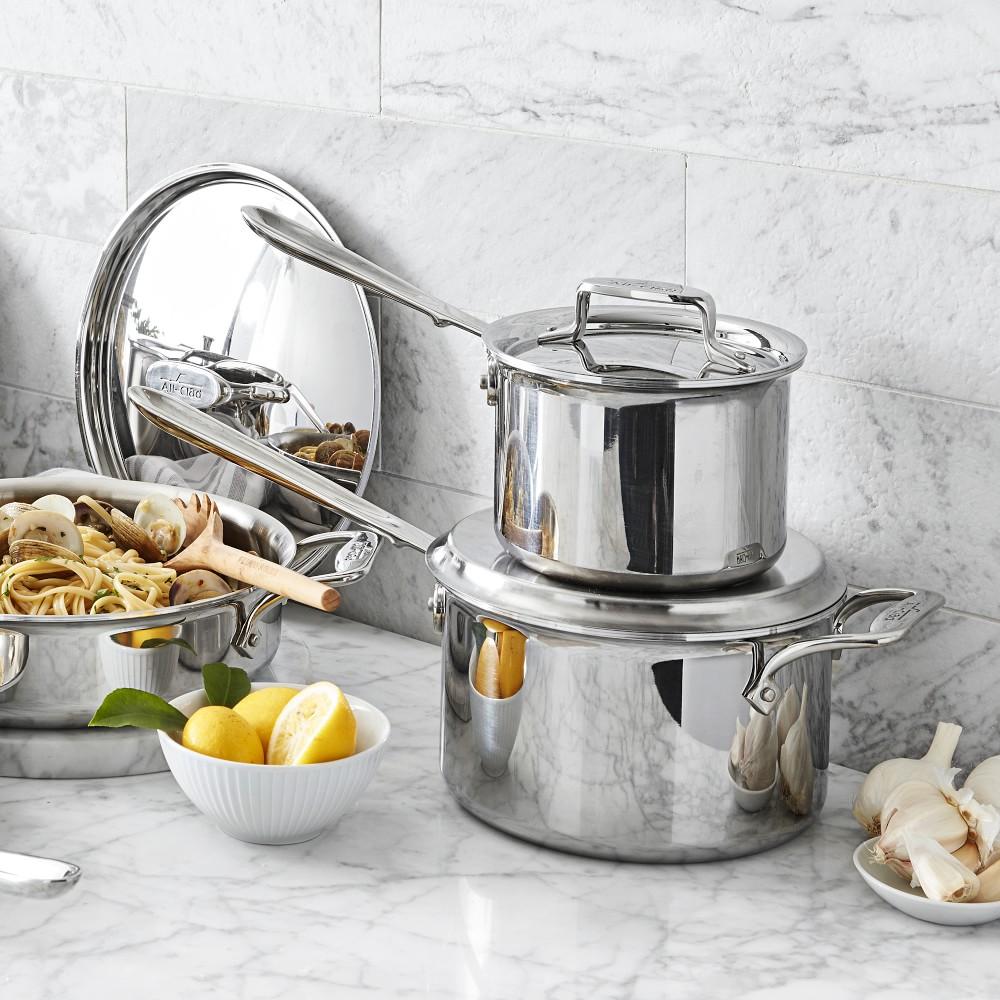 All-Clad D5® Stainless Steel Saucepan | Williams Sonoma Australia